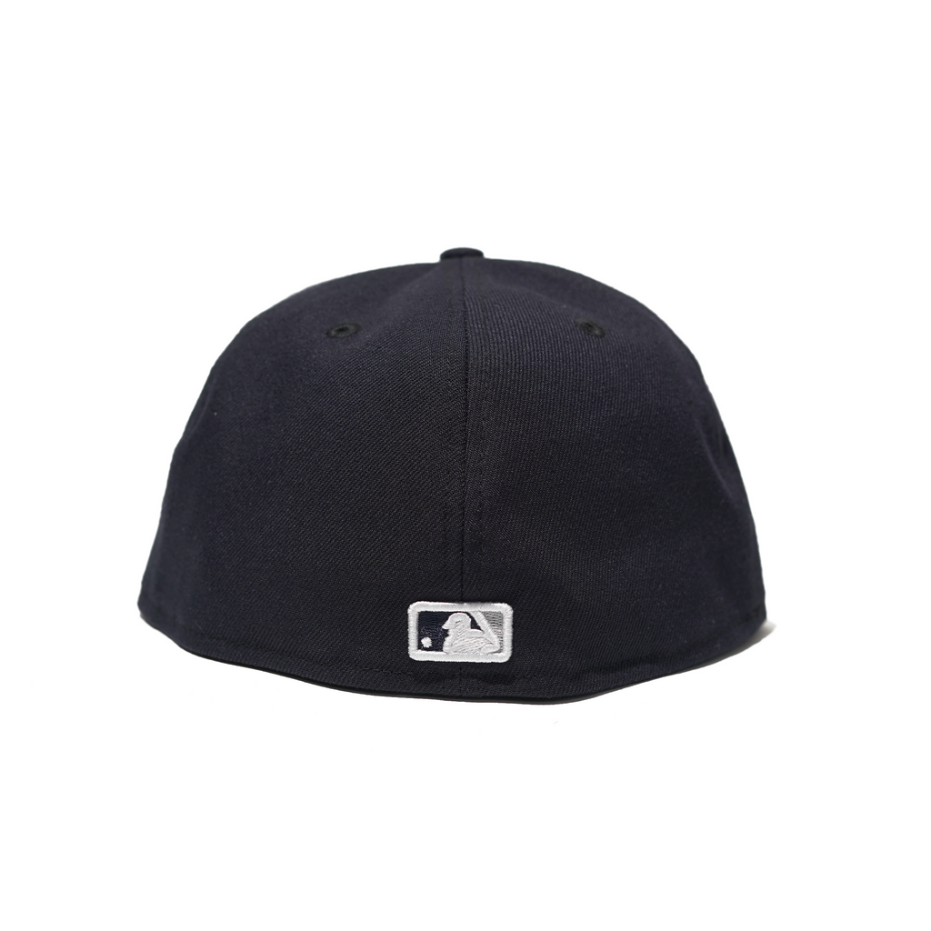 New Era Navy Blue New York Yankees Black Undervisor 59FIFTY Fitted Hat