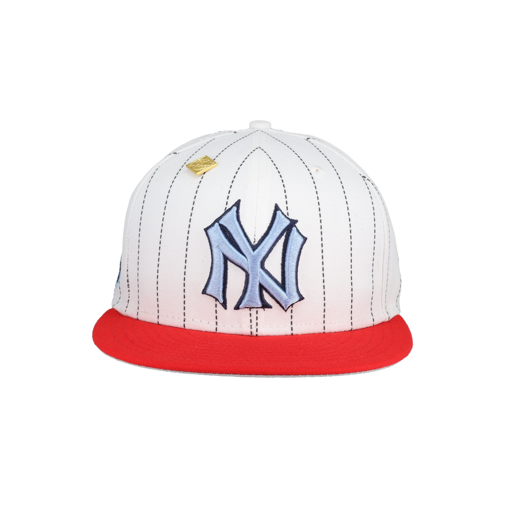 New Era New York Yankees White Pinstripe/Red 1936 World Series 59FIFTY Fitted Hat