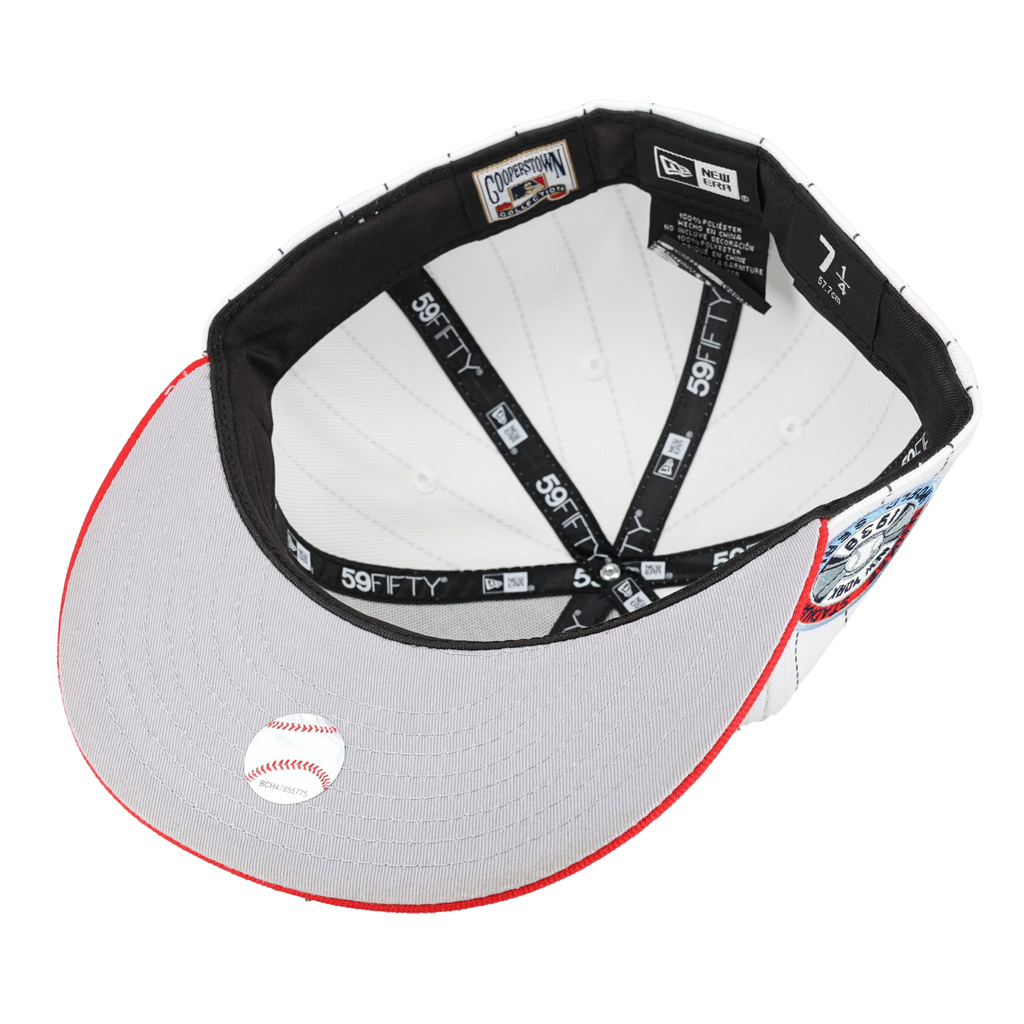 New Era New York Yankees White Pinstripe/Red 1936 World Series 59FIFTY Fitted Hat