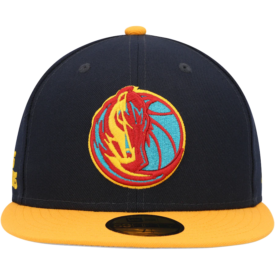 New Era Dallas Mavericks Navy/Gold Midnight 59FIFTY Fitted Hat