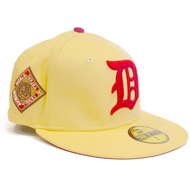 New Era Detroit Tigers Yellow/Red 1945 World Series 59FIFTY Fitted Hat